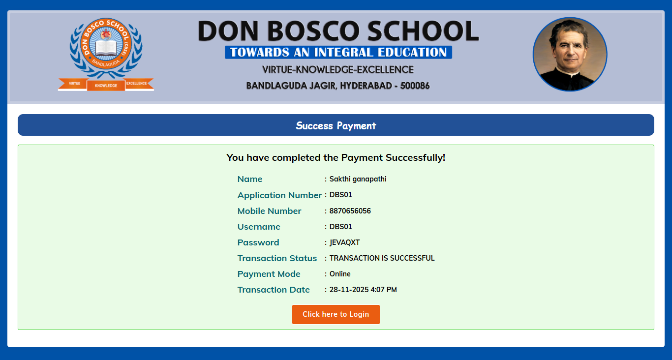 Academic Year 2026 - 2027